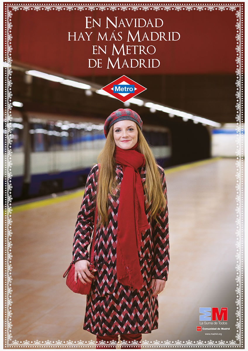 Fotografía de Pedro Vikingo para Metro de Madrid.
